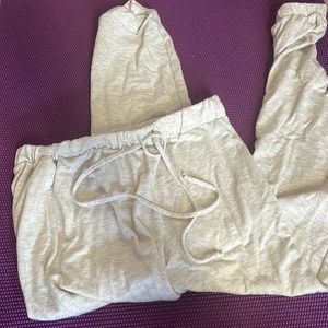 Women’s white sweat pants